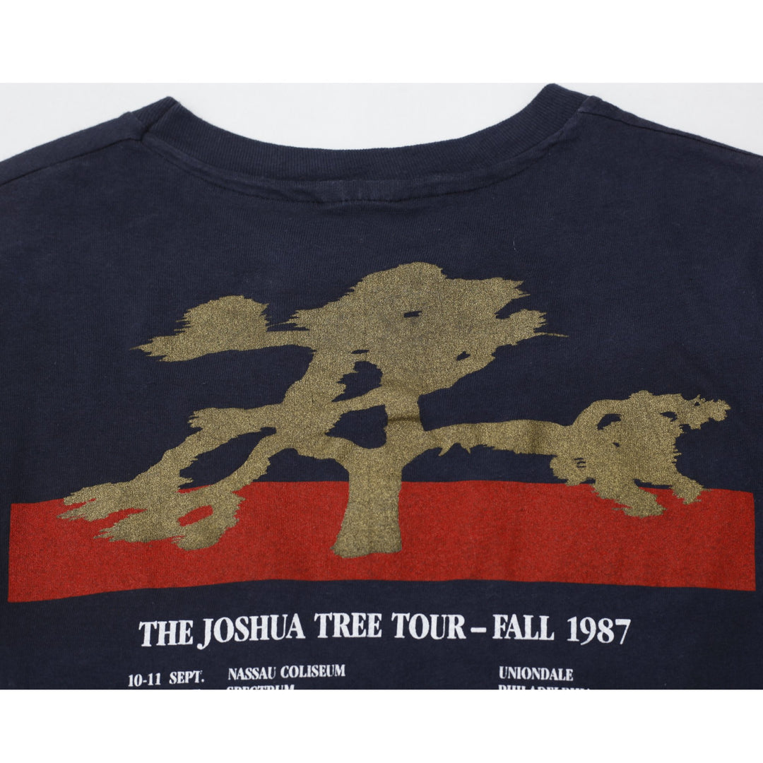 Vintage 80's U2 Joshua Tree Concert Tour T-Shirt Size L | Migration_T-Shirts - View 9 | Fashion Rerun