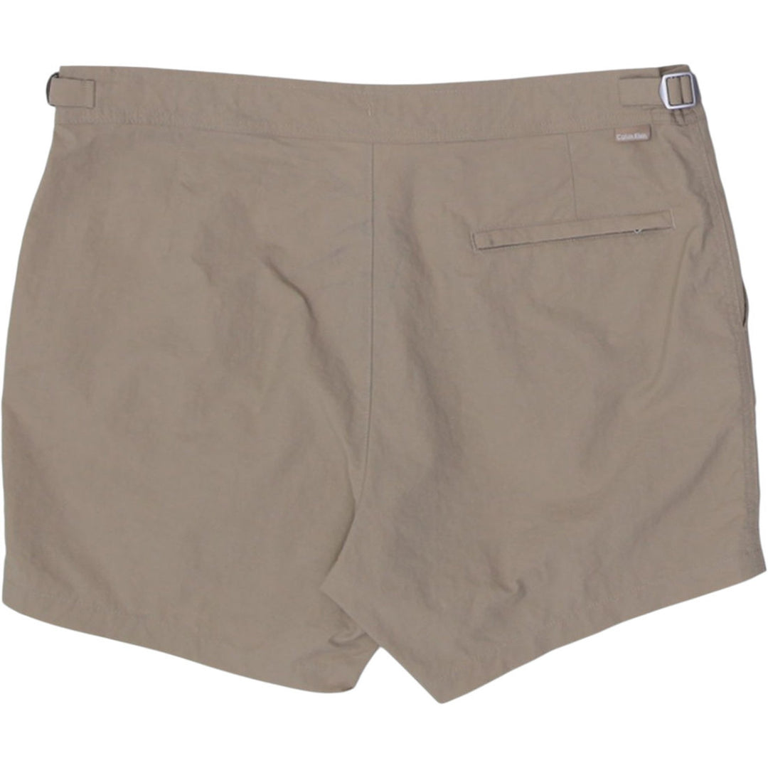 Ladies Calvin Klein Casual Shorts Brown Adjustable Waist