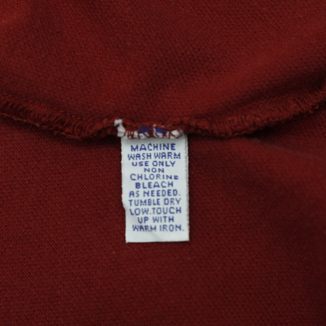 Vintage Polo By Ralph Lauren Men's Long Sleeve Polo T-Shirt Red Size L