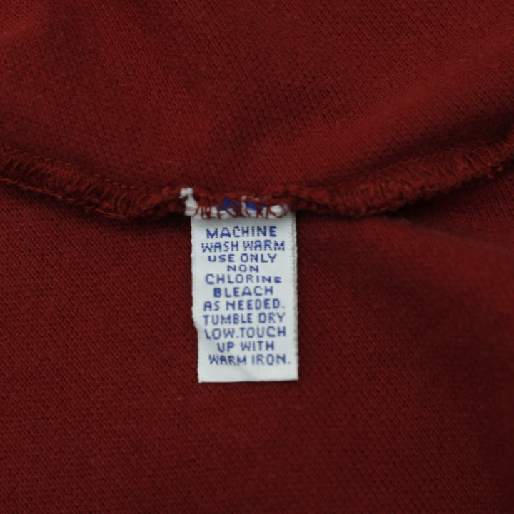 Vintage Polo By Ralph Lauren Men's Long Sleeve Polo T-Shirt Red Size L