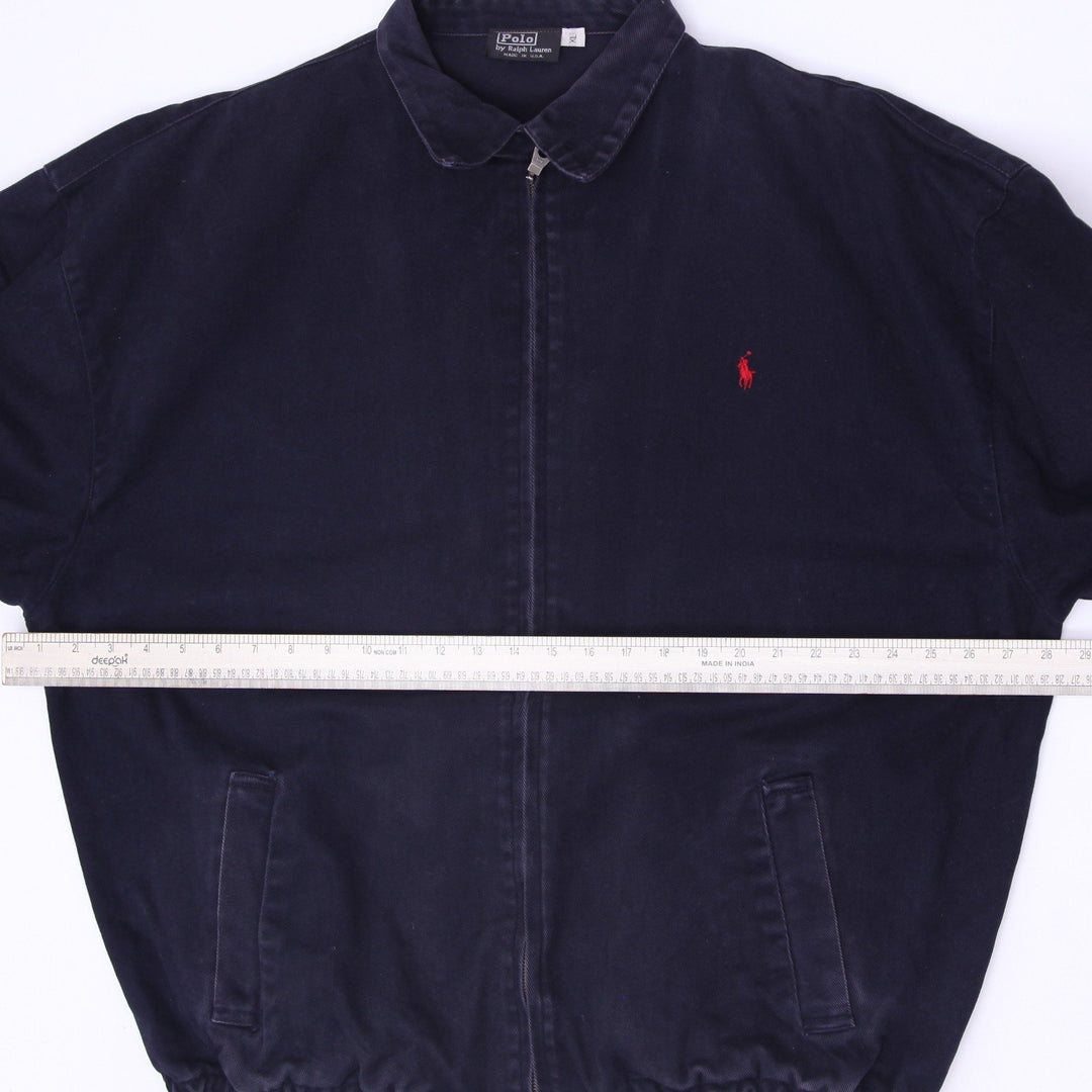 Vintage Polo by Ralph Lauren Full-Zip Harrington Jacket Size XL Made In USA