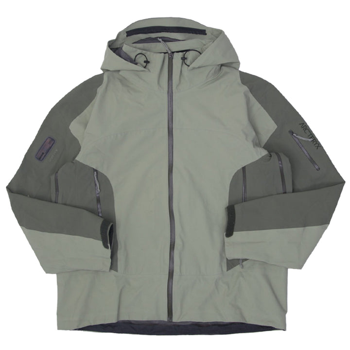 Mens Arc'teryx Gore-Tex Jacket Gray Full Zip Hooded Waterproof Outdoors
