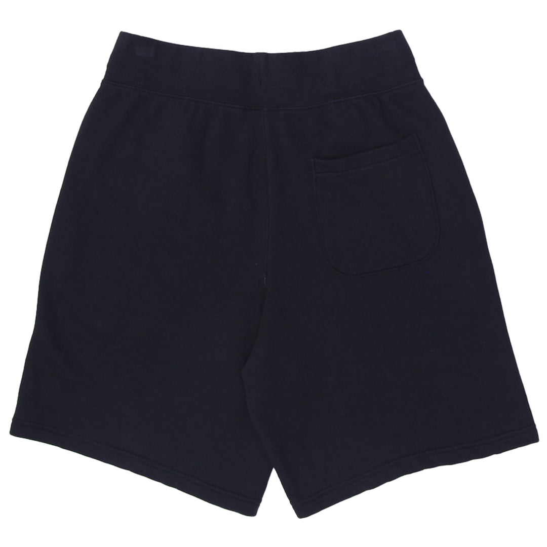 Mens Black Embroidered Champion Logo Shorts