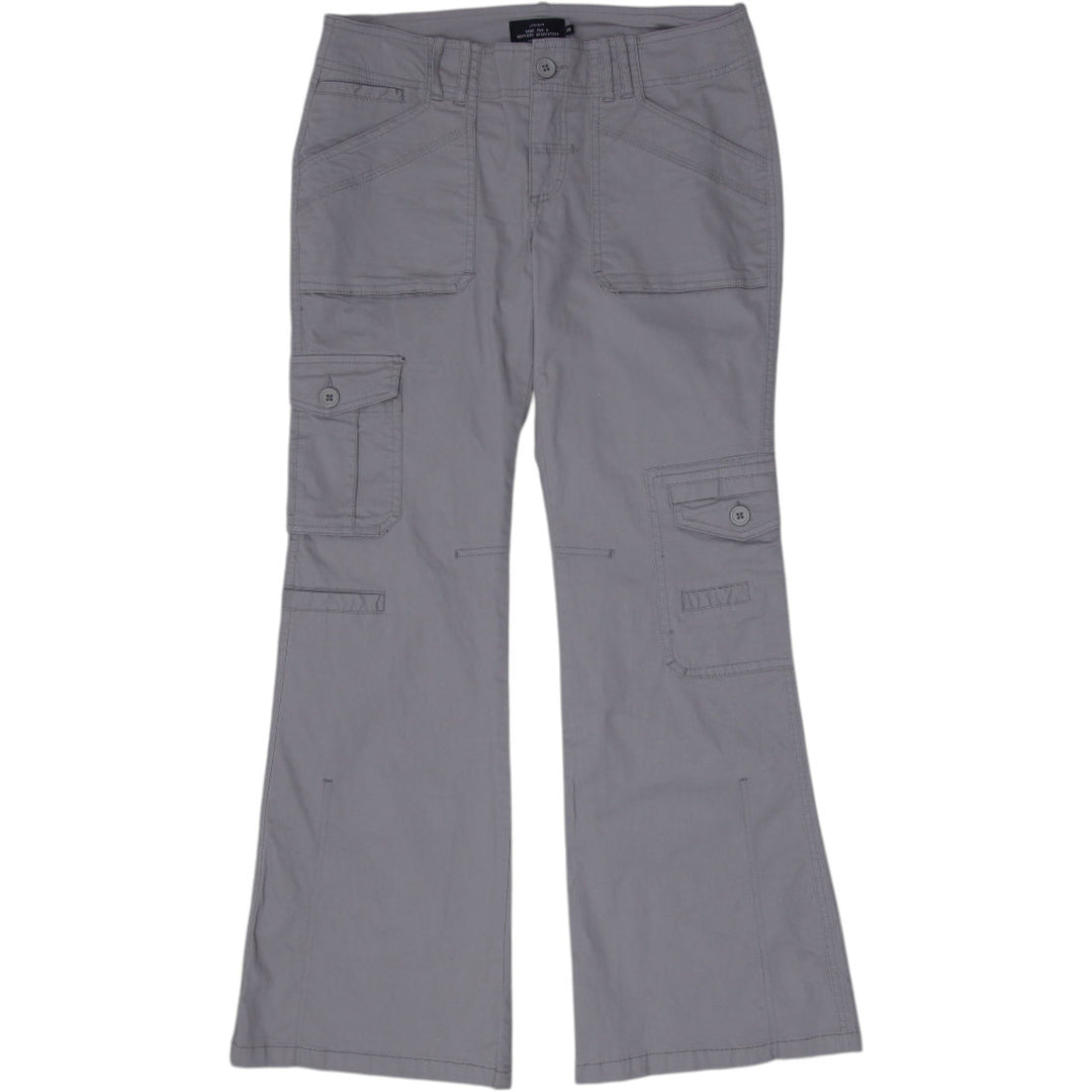 Ladies Cotton Blend Relaxed Fit Cargo Utility Pants Size 10 | Migration_Pants | Fashion Rerun