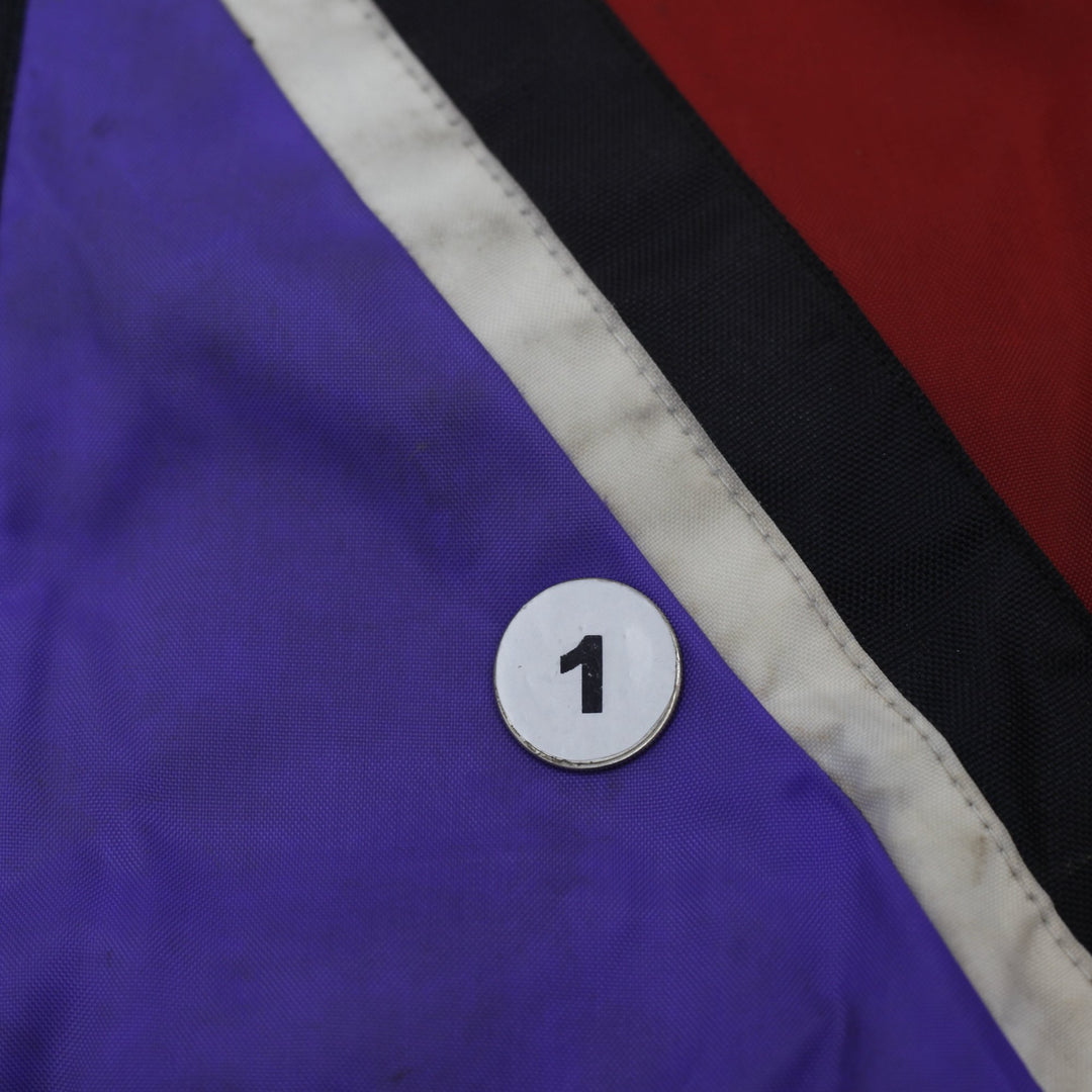 Vintage Choko Lite Racing Jacket Mens Black Red Purple Snowmobile Coat