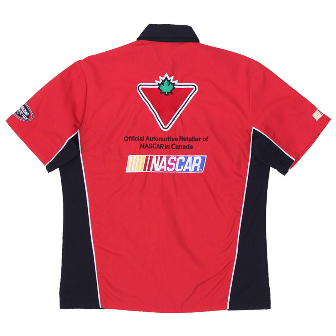 Mens C.E.O. Par By Utility Racing Button Short Sleeve Shirt