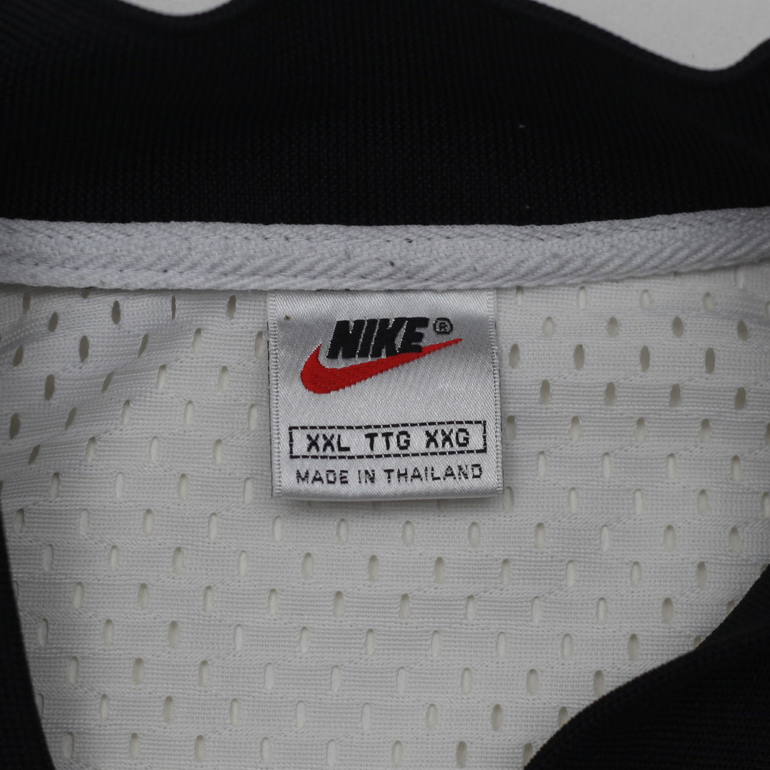 Vintage Nike XXL White Mesh Button Up Shirt - Fashion Rerun Vintage Migration_Jersey