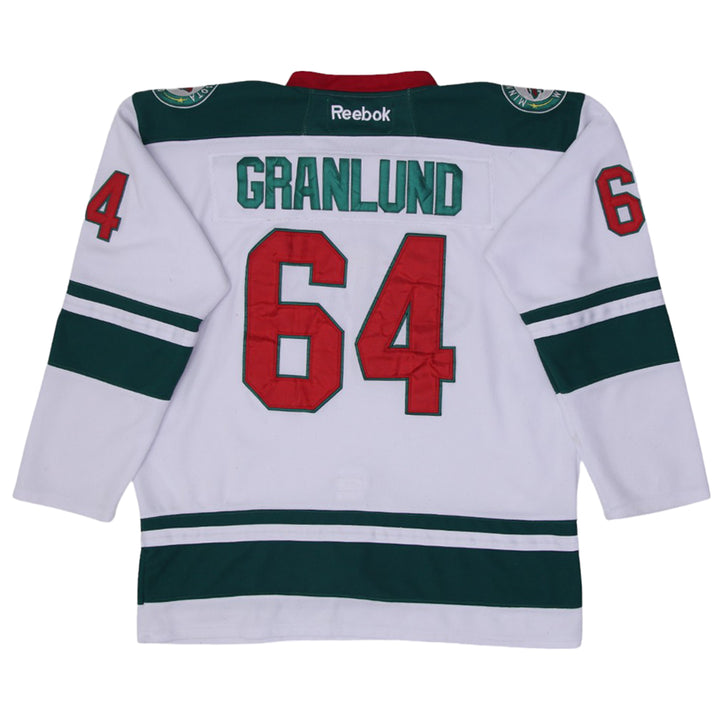 Vintage Mikael Granlund Minnesota Wild White Away Reebok Premier Hockey Jersey