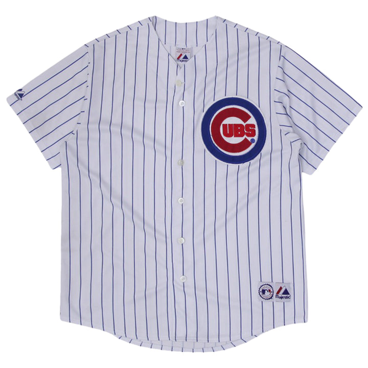 Vintage Chicago Cubs Majestic Pinstripe MLB Genuine Merchandise Jersey