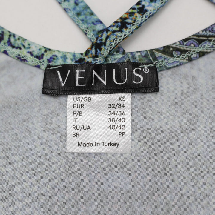 Y2K Ladies Venus Boho Chic Embellished Camisole Top Size XS