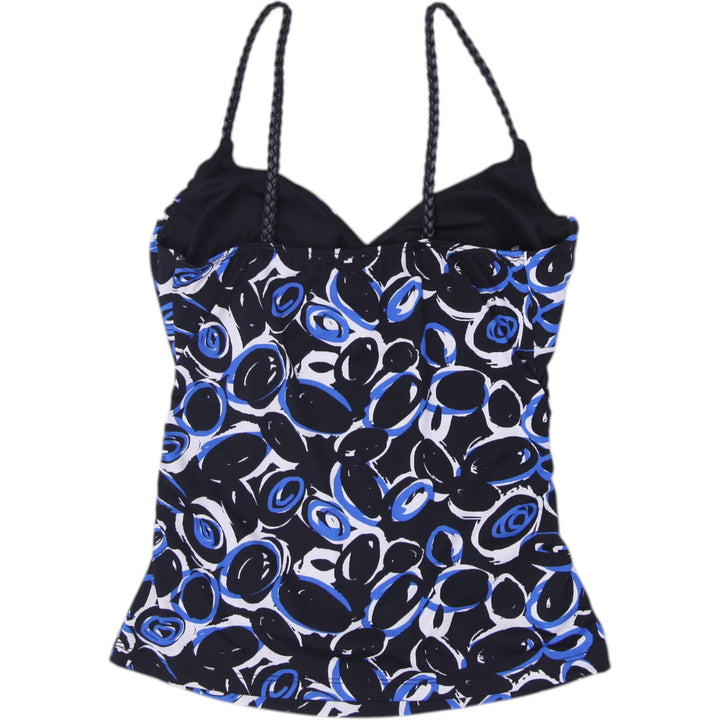 Y2K Ladies Abstract Swirl Cami Top Size S