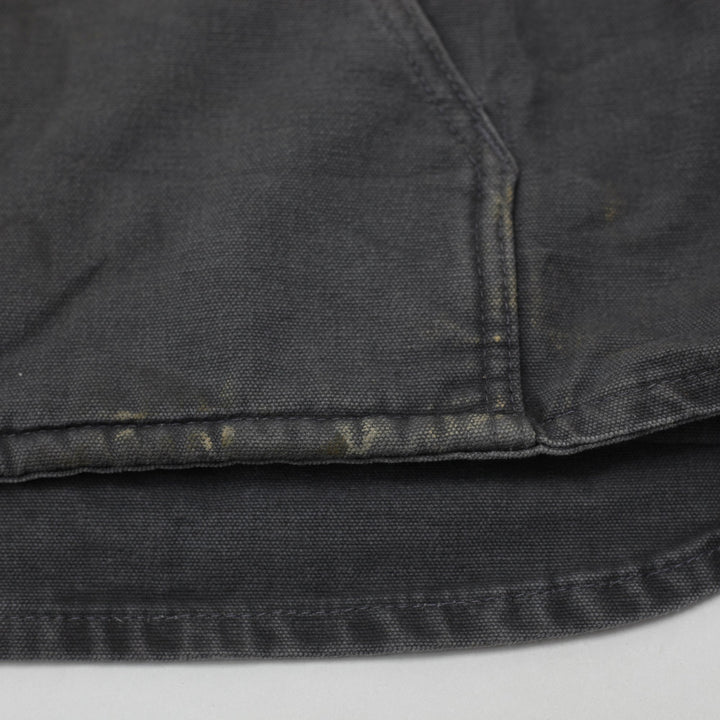 Vintage Carhartt V33 GVL Sandstone Duck Sherpa-Lined Vest Gravel Gray XL Regular
