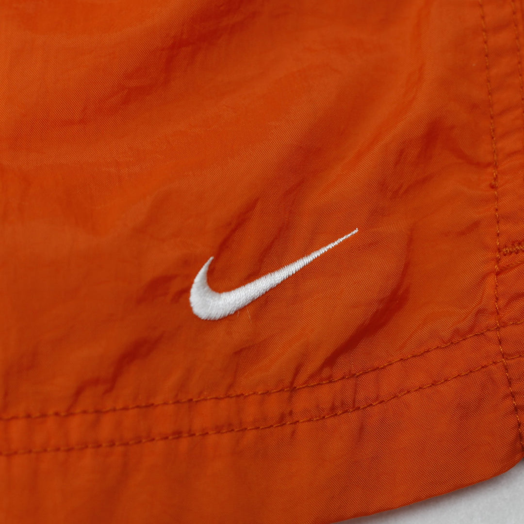 Vintage Nike Orange Polyester Shorts Size M | Migration_Shorts - Detail View | Fashion Rerun