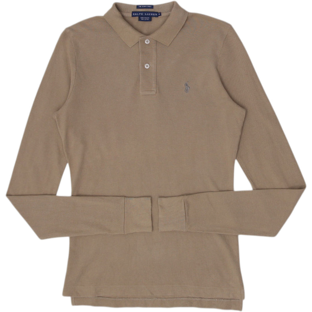 Polo Ralph Lauren Skinny Long Sleeve Cotton Shirt Size M | Migration_T-Shirts | Fashion Rerun