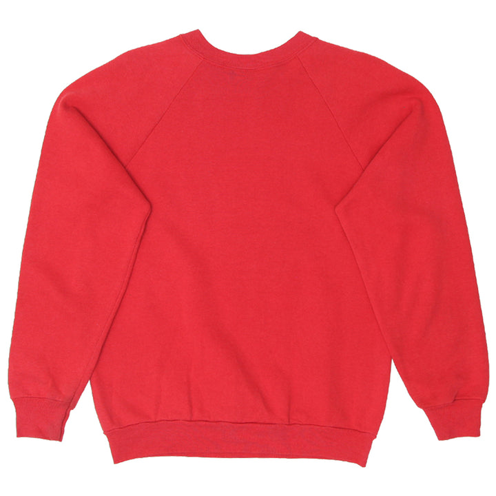 Vintage 90's San Francisco 49 Ers Red Sweatshirt by Fruit of the Loom Made in USA Size L - Fashion Rerun Vintage Migration_Sweaters