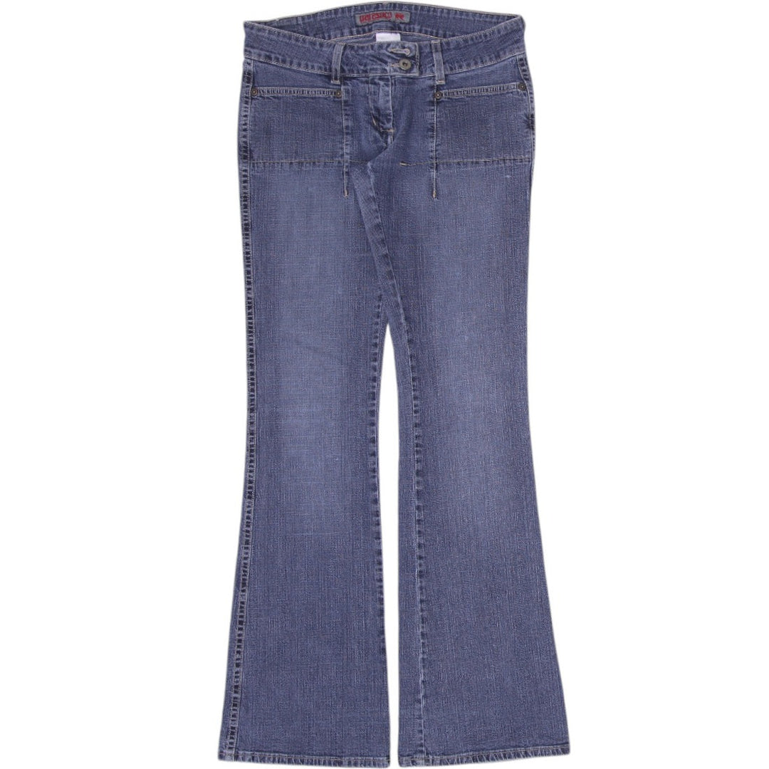 Y2K Ladies Parasuco Stretchable Denim Flare Jeans Size 29