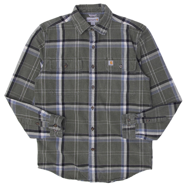 Mens Carhartt Original Fit Long Sleeve Button Down Shirt