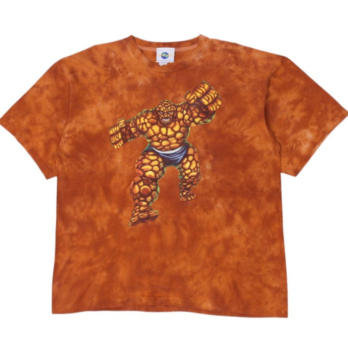 Vintage 90s Marvel Fantastic Four "The Thing" Tie-Dye T-Shirt Made In USA XL | Migration_T-Shirts | Fashion Rerun