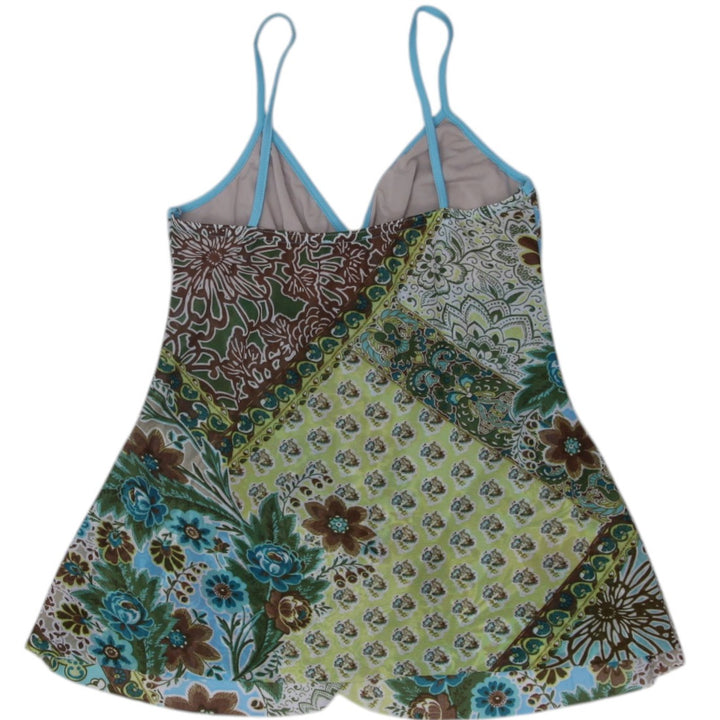 Y2K Ladies Pimkie Strappy Printed Top | Migration_Y2K Tops - Side View | Fashion Rerun