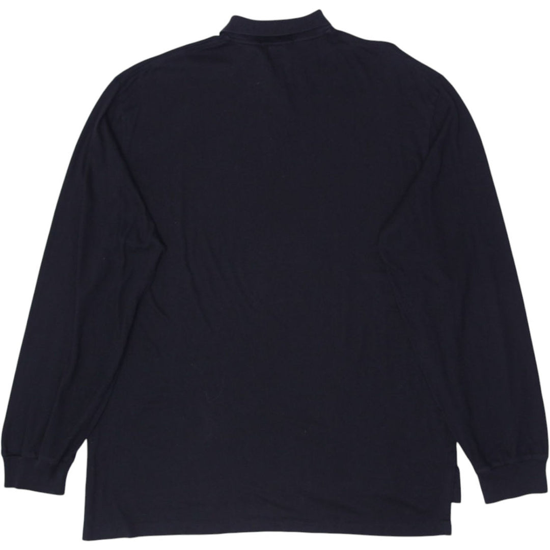 Mens Polo By Ralph Lauren Black Long Sleeve Polo T-Shirt