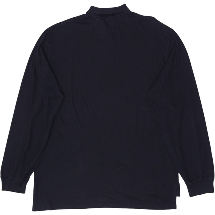 Mens Polo By Ralph Lauren Black Long Sleeve Polo T-Shirt