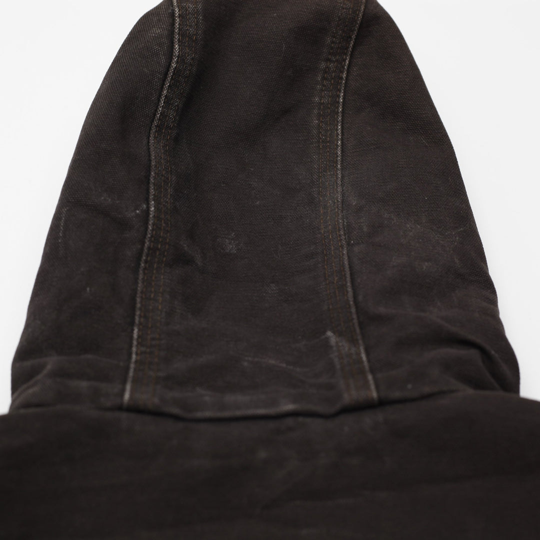 Mens Carhartt J130 DKB Sandstone Active Hooded Jacket Size L