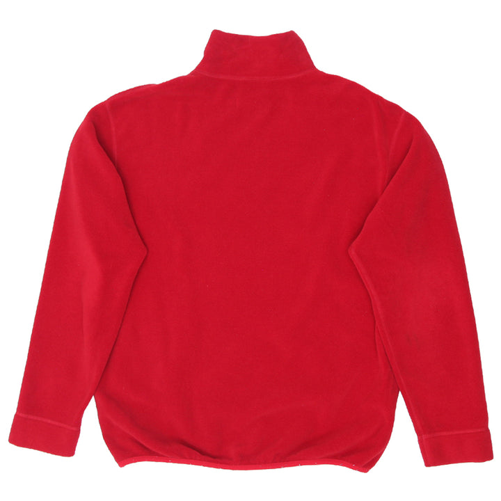 Vintage Polo Ralph Lauren Quarter Zip Fleece Pullover Red, Size M Made In USA - Fashion Rerun Vintage Migration_Sweaters