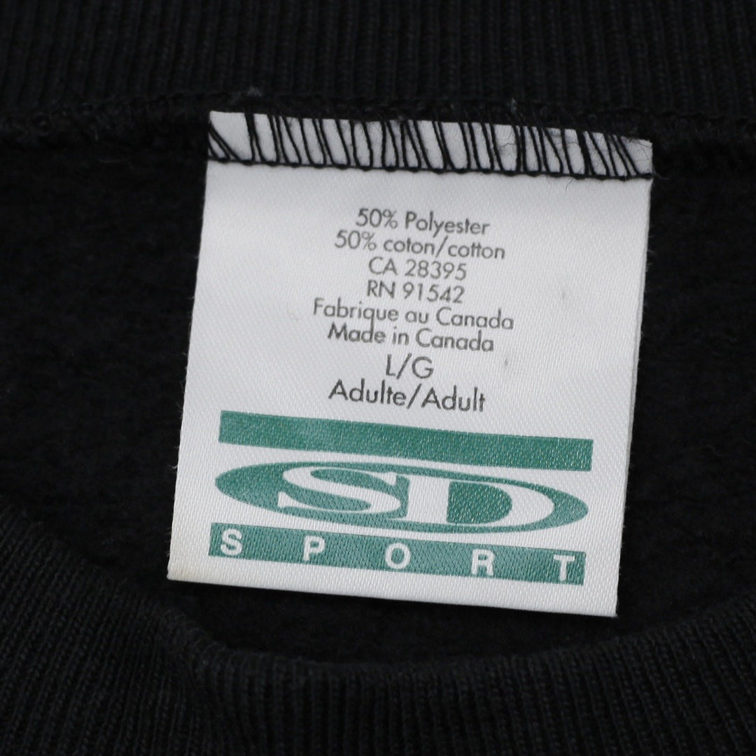 Vintage Black Crewneck Sweatshirt Ski-Doo Graphic Print Size L | Migration_Sweatshirt - Back View | Fashion Rerun