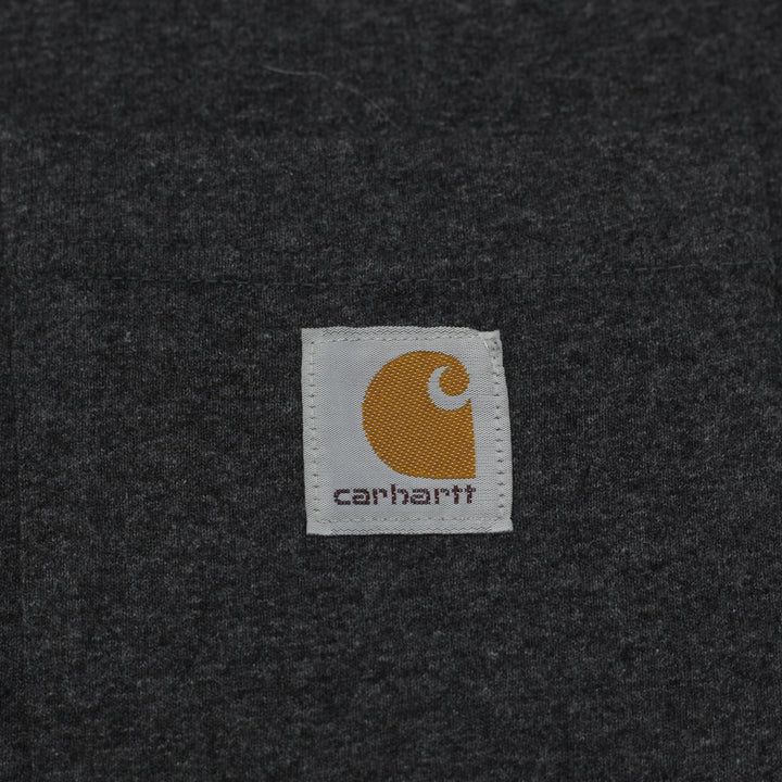 Mens Carhartt K87 Loose Fit Heavyweight Pocket T-Shirt Dark Heather Charcoal XL