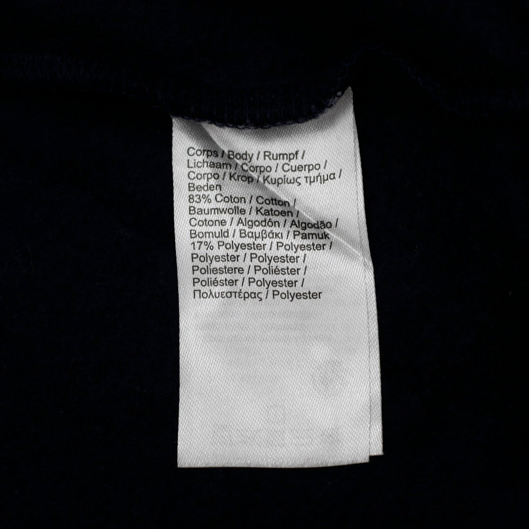 Ladies Lacoste Sport Dark Navy Blue Full-Zip Hoodie Size 36