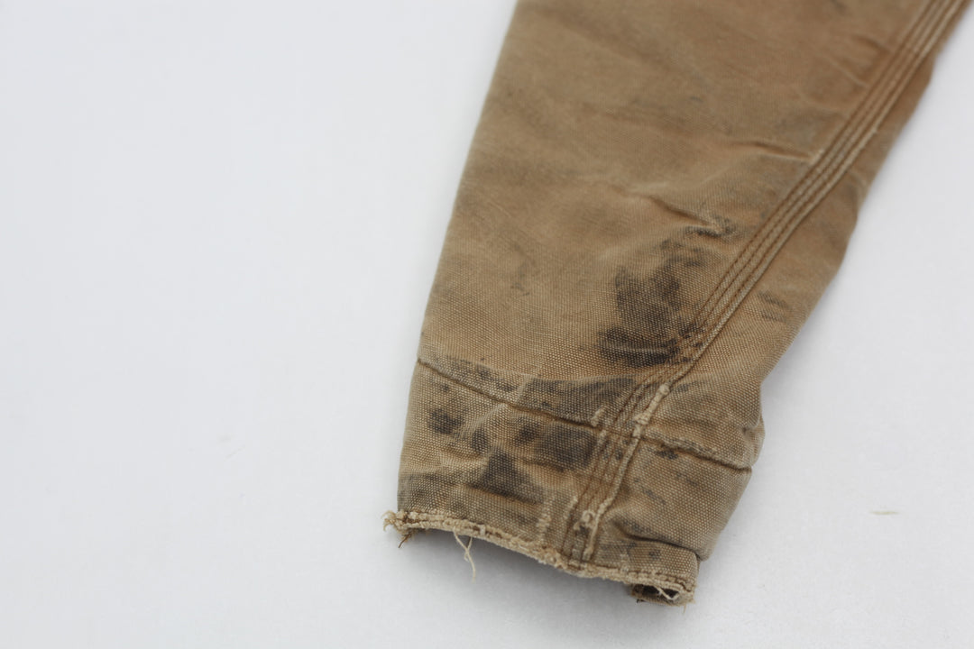 Vintage Carhartt Blanket Lined Chore Jacket Brown -Distressed - Fashion Rerun Vintage Migration_Jacket