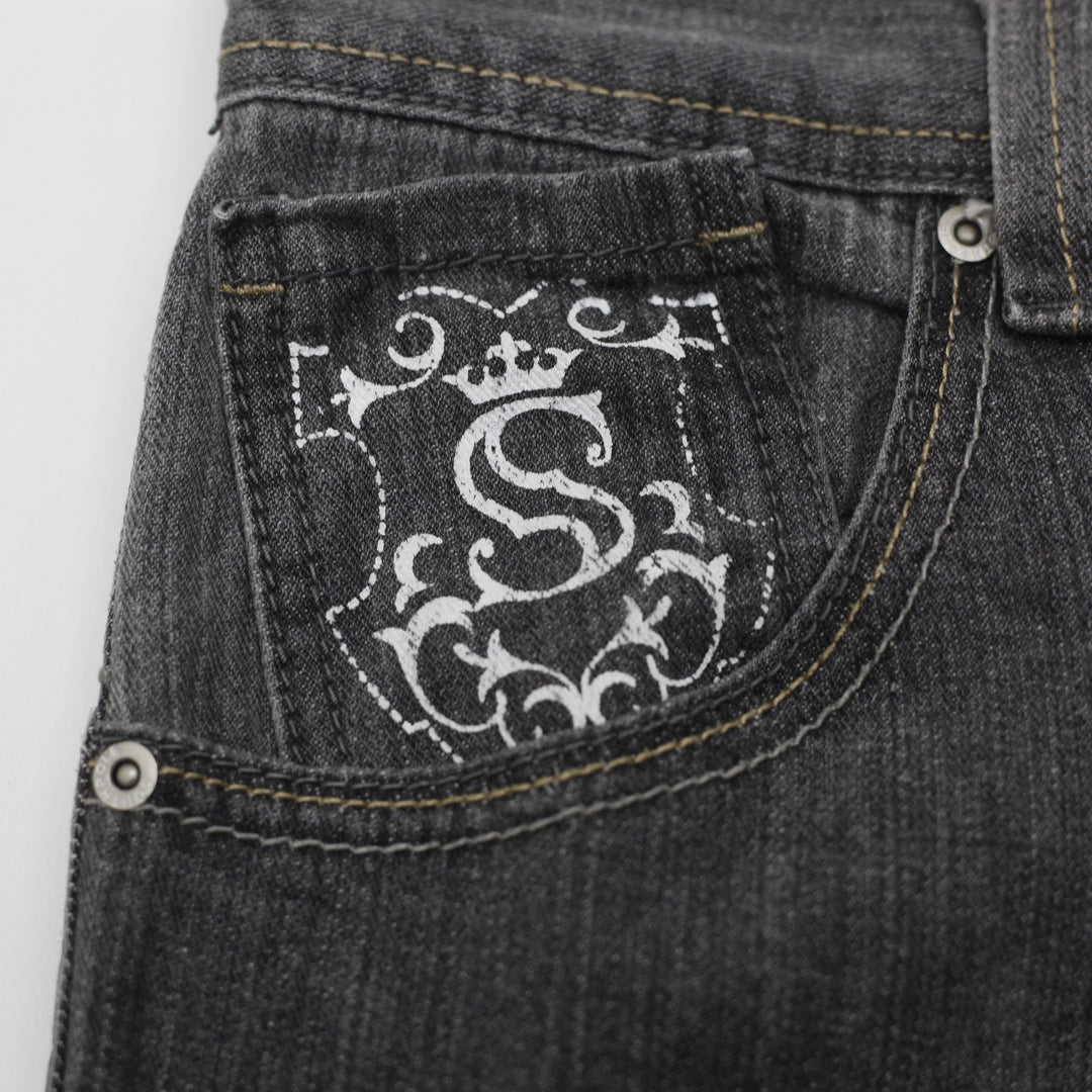 Y2K Mens Southpole Graphic Denim Jeans Size 30