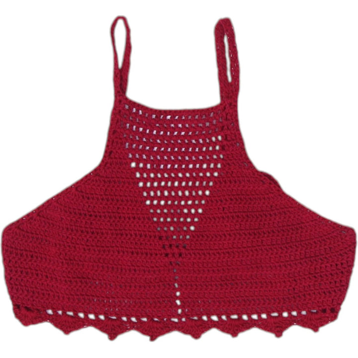 Y2K Ladies Crochet Bralette Handcrafted Top Size XS | Migration_Y2K Tops | Fashion Rerun
