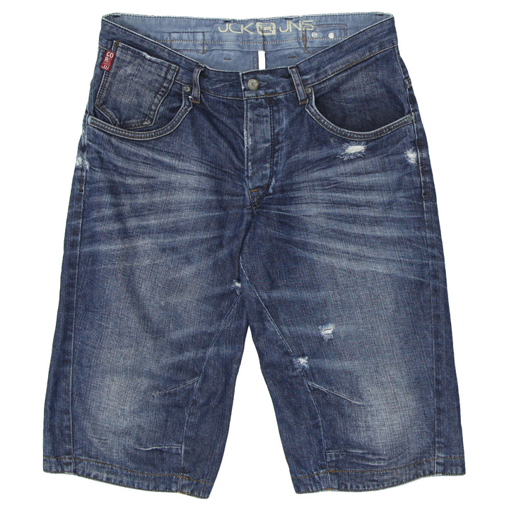 Mens Jack & Jones JI-Core Ripped Denim Jorts/ Shorts