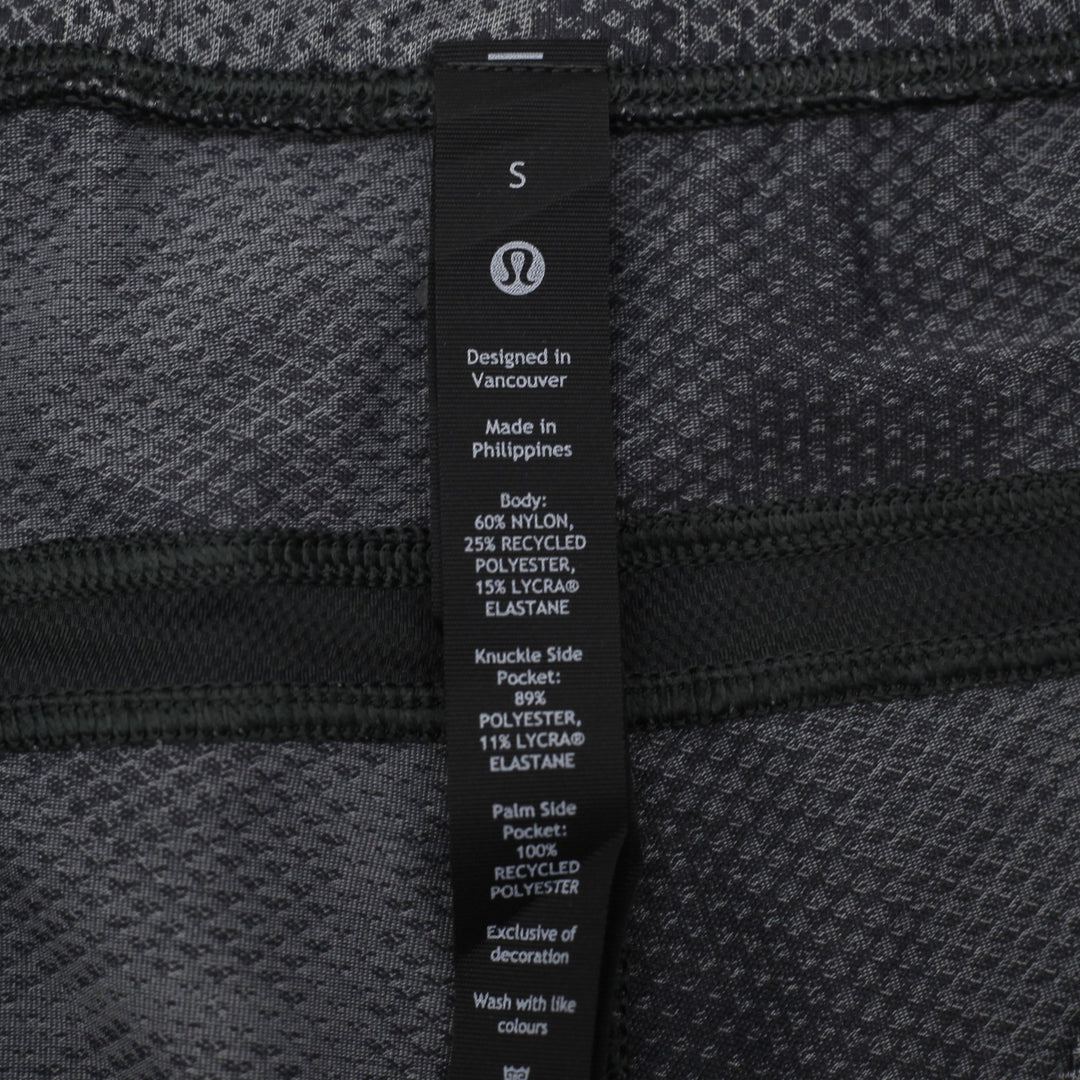 Mens Lululemon Jacquard Elastic Waist Athletic Shorts Size S