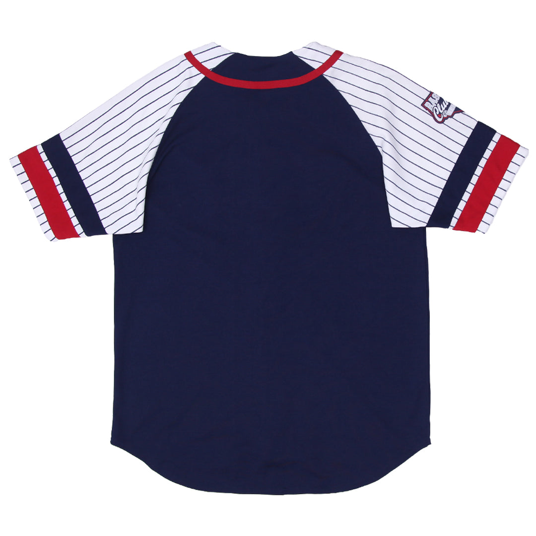 Shop Vintage Boston Red Sox Dynasty Baseball Jersey- Navy & White Stripes  Size L | Fashion Rerun