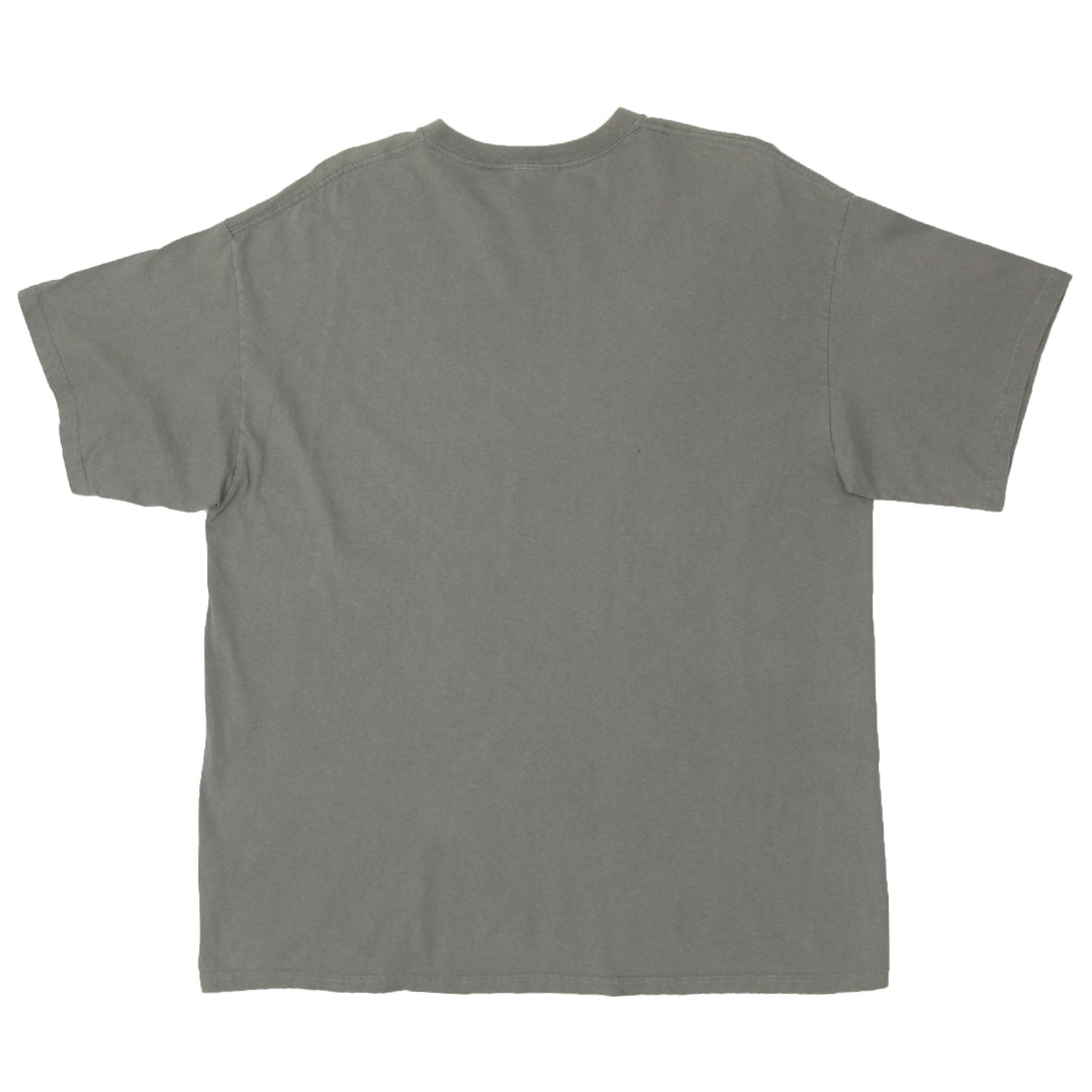 2000's Vintage Nike Swoosh Embroidered Crewneck T-Shirt Green XL