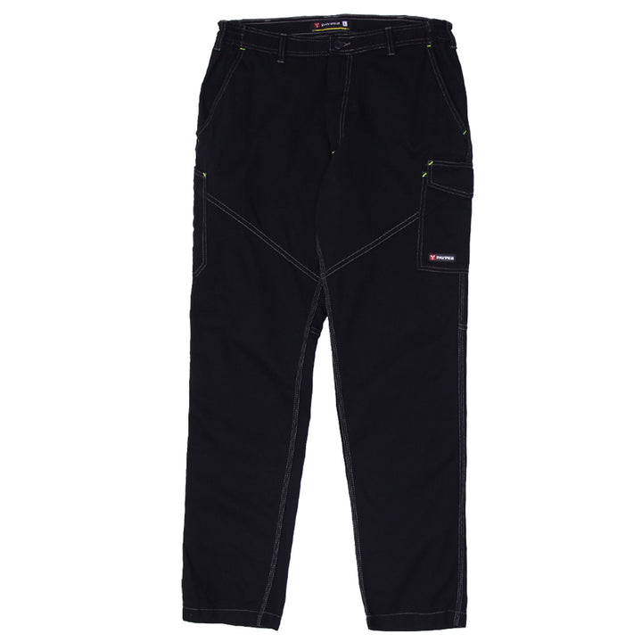 Mens Payper Black Cargo Pants