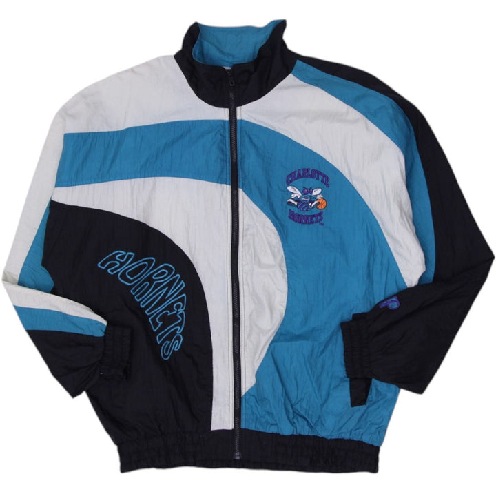 Vintage 1990s Pro Player Charlotte Hornets Full Zip Windbreaker Jacket M | Migration_Jackets | Fashion Rerun