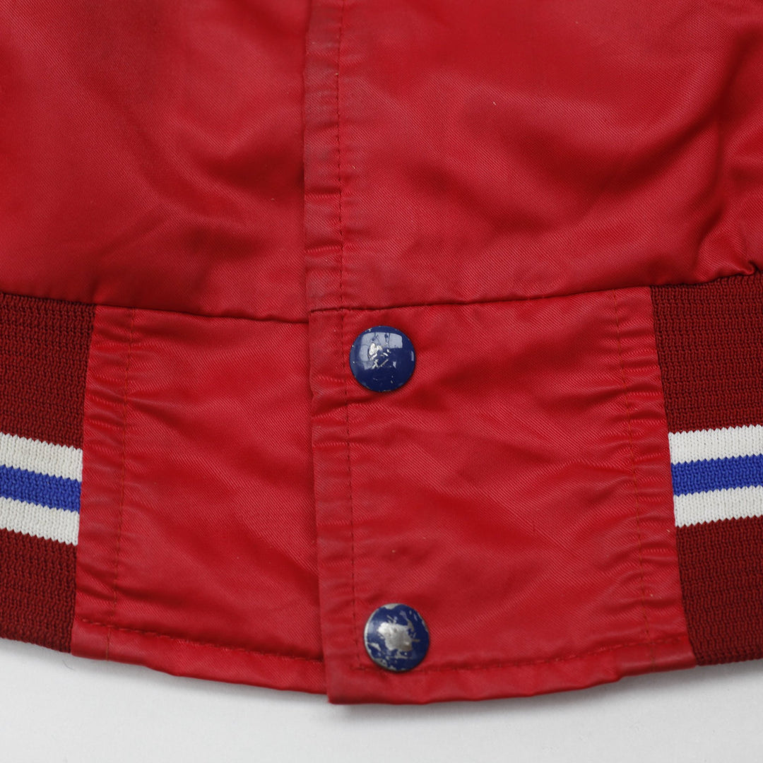 Vintage 80s Shain of Canada Montreal Canadiens Satin Bomber Jacket Size M