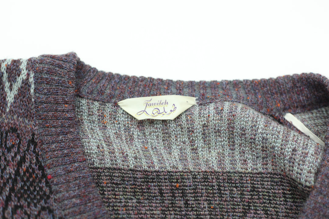 Vintage Knitted Sweater Cardigan