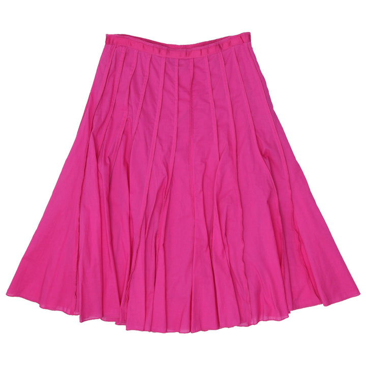 Y2K Ladies Focus Lifestyle Pink Pleated Style Skirt