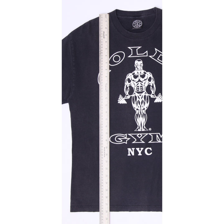 Vintage 90s Gold's Gym NYC "Muscle Joe" T-Shirt USA Made Size L