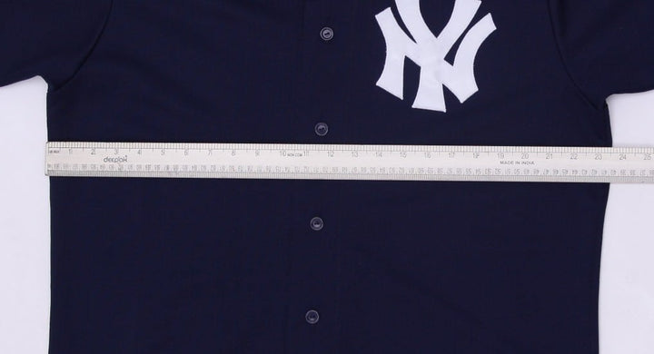 Vintage Majestic New York Yankees Baseball Navy Jersey Made In USA L | Migration_Jerseys - View 6 | Fashion Rerun