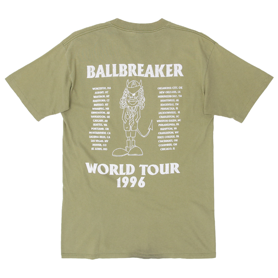 1996 Vintage AC DC Ball Breaker World Tour T-Shirt Single Stitch Made In USA Brockum XL - Fashion Rerun Vintage Migration_T-Shirt