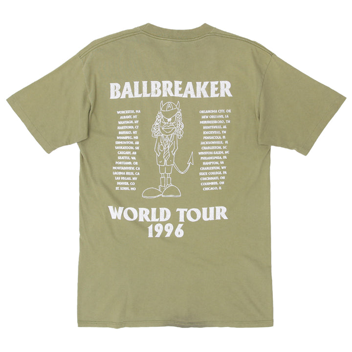 1996 Vintage AC DC Ball Breaker World Tour T-Shirt Single Stitch Made In USA Brockum XL - Fashion Rerun Vintage Migration_T-Shirt