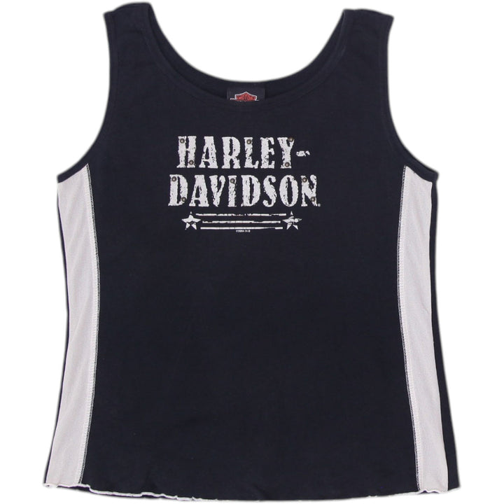 Y2K Ladies Harley Davidson Graphic Logo Tank Top Size M | Migration_Y2K Tops | Fashion Rerun