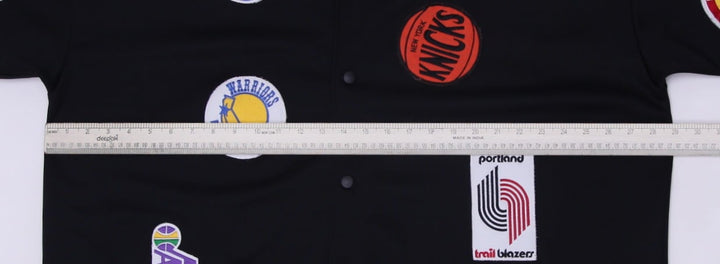 Vintage 2000s Majestic NBA Jersey Team Logo Patches Shirt Size XXL | Migration_Jersey - View 6 | Fashion Rerun