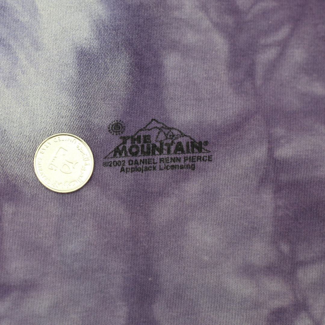 Vintage 2002 The Mountain Wolves Tie Dyed T-Shirt Purple L - Fashion Rerun Vintage Migration_T-Shirt