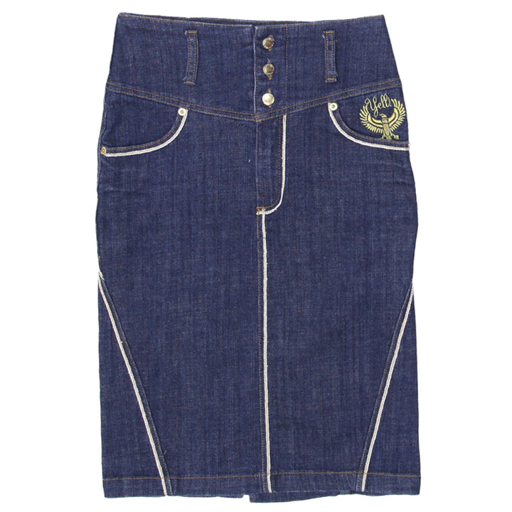 Y2K Ladies Yell Industry Denim Midi Skirt